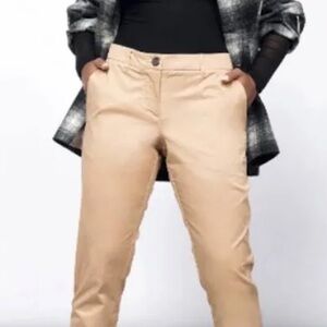Wildfang Essential Trouser Chino Pants in Camel